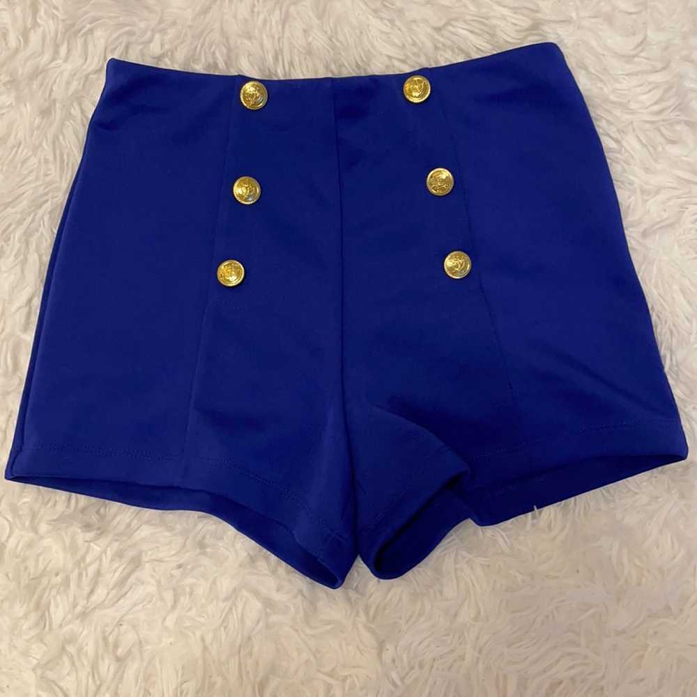 F21 Sailor blue shorts size XS